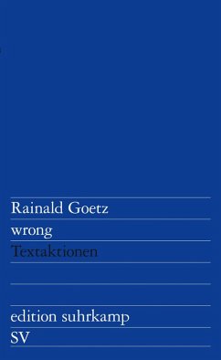 wrong (eBook, ePUB) - Goetz, Rainald