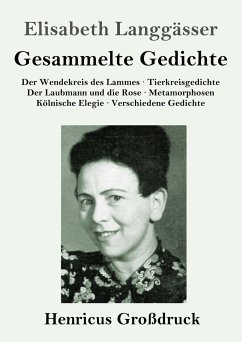 Gesammelte Gedichte (Großdruck) - Langgässer, Elisabeth