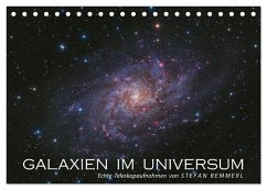Galaxien im Universum (Tischkalender 2024 DIN A5 quer), CALVENDO Monatskalender
