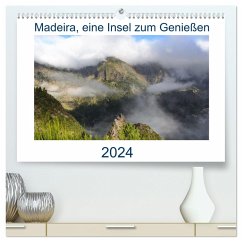 Madeira, eine Insel zum Genießen (hochwertiger Premium Wandkalender 2024 DIN A2 quer), Kunstdruck in Hochglanz
