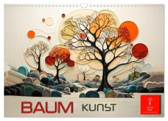 Baum Kunst (Wandkalender 2024 DIN A3 quer), CALVENDO Monatskalender