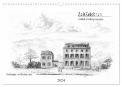 ZeitZeichnen - EinBlick in Stolbergs Geschichte (Wandkalender 2024 DIN A3 quer), CALVENDO Monatskalender