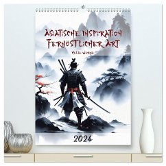 Asiatische Inspiration Fernöstlicher Art - Helle Werke (hochwertiger Premium Wandkalender 2024 DIN A2 hoch), Kunstdruck in Hochglanz