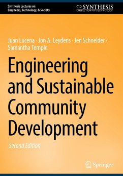 Engineering and Sustainable Community Development - Lucena, Juan;Leydens, Jon A.;Schneider, Jen