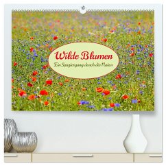 Wilde Blumen - ein Spaziergang durch die Natur (hochwertiger Premium Wandkalender 2024 DIN A2 quer), Kunstdruck in Hochglanz