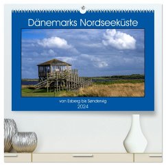 Dänemarks Nordseeküste - von Esbjerg bis Sondervig (hochwertiger Premium Wandkalender 2024 DIN A2 quer), Kunstdruck in Hochglanz