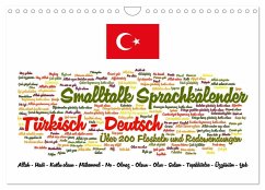 Smalltalk Sprachkalender Türkisch-Deutsch (Wandkalender 2024 DIN A4 quer), CALVENDO Monatskalender - Calvendo;Liepke, Claus