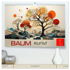 Baum Kunst (hochwertiger Premium Wandkalender 2024 DIN A2 quer), Kunstdruck in Hochglanz