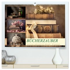 Bücherzauber (hochwertiger Premium Wandkalender 2024 DIN A2 quer), Kunstdruck in Hochglanz