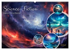 SCIENCE-FICTION Leben auf fernen Planeten (Wandkalender 2024 DIN A2 quer), CALVENDO Monatskalender