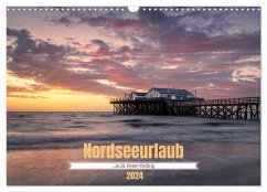 Nordseeurlaub in St. Peter-Ording (Wandkalender 2024 DIN A3 quer), CALVENDO Monatskalender