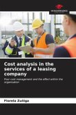Cost analysis in the services of a leasing company