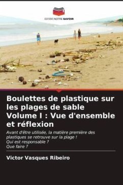 Boulettes de plastique sur les plages de sable Volume I : Vue d'ensemble et réflexion - Ribeiro, Victor Vasques