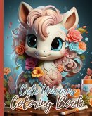 Cute Unicorns Coloring Book For Kids