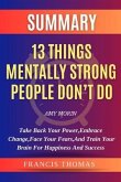 Summary of 13 Things Mentally Strong People Don't Do (eBook, ePUB)