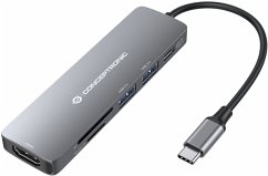 Conceptronic DONN11G 6-in-1 USB-C Adapter