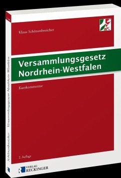 Cover Versammlungsgesetz Nordrhein-Westfalen