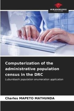 Computerization of the administrative population census in the DRC - MAPETO MATHUNDA, Charles