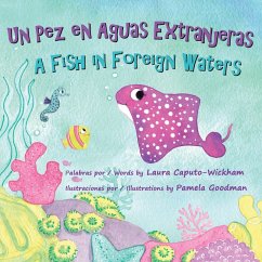 Cover Un Pez en Aguas Extranjeras, un Libro de Cumpleaños en Español e Inglés