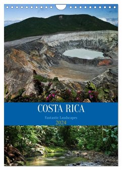 COSTA RICA Fantastic Landscapes (Wall Calendar 2024 DIN A4 portrait), CALVENDO 12 Month Wall Calendar - Boettcher, U.