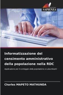 Informatizzazione del censimento amministrativo della popolazione nella RDC - MAPETO MATHUNDA, Charles