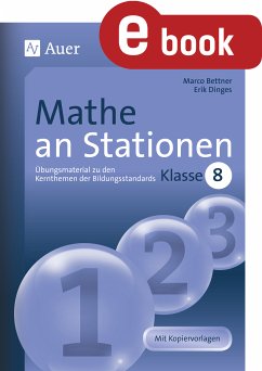 Mathe an Stationen Klasse 8 (eBook, PDF) - Bettner, Marco; Dinges, Erik