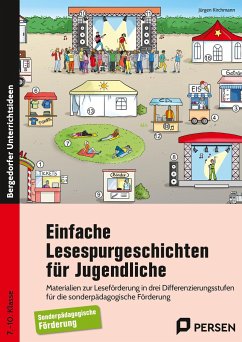 Einfache Lesespurgeschichten für Jugendliche - Kirchmann, Jürgen