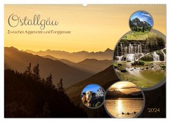 Ostallgäu - Zwischen Aggenstein und Forggensee (Wandkalender 2024 DIN A2 quer), CALVENDO Monatskalender