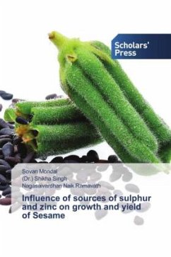 Influence of sources of sulphur and zinc on growth and yield of Sesame - Mondal, Sovan;Singh, (Dr.) Shikha;Ramavath, Nagasaivardhan Naik