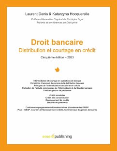 Droit de la Distribution bancaire - Edition 5 - Hocquerelle, Katarzyna; Denis, Laurent