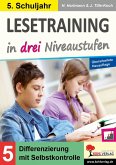 Lesetraining in drei Niveaustufen / Klasse 5 (eBook, PDF)