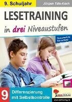 Cover Lesetraining in drei Niveaustufen / Klasse 9 (eBook, PDF)