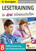 Lesetraining in drei Niveaustufen / Klasse 8 (eBook, PDF)