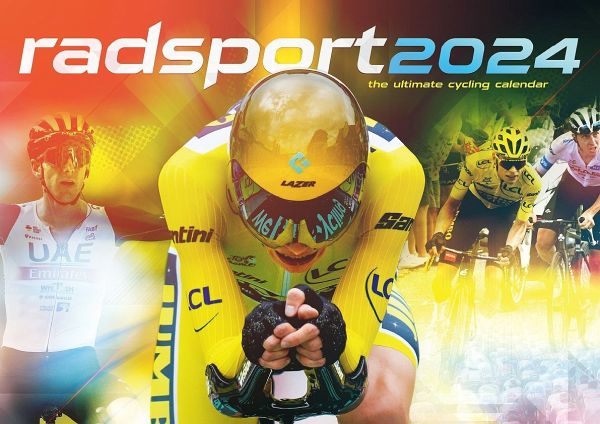 Radsport Kalender 2024 von Geraint Thomas; Jonas Vingegaard; David 