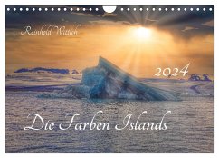 Die Farben Islands (Wandkalender 2024 DIN A4 quer), CALVENDO Monatskalender - Calvendo;Wittich, Reinhold