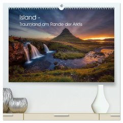 Island - Traumland am Rande der Arktis (hochwertiger Premium Wandkalender 2024 DIN A2 quer), Kunstdruck in Hochglanz