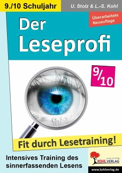 Der Leseprofi - Fit durch Lesetraining / Klasse 9-10 - Stolz, Ulrike;Kohl, Lynn-Sven