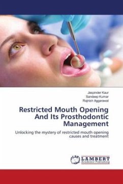 Restricted Mouth Opening And Its Prosthodontic Management - Kaur, Jaspinder;Kumar, Sandeep;Aggarawal, Rajnish