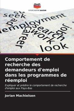 Comportement de recherche des demandeurs d'emploi dans les programmes de réemploi - Machielsen, Jorian