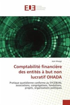 Comptabilité financière des entités à but non lucratif OHADA - Mvogo, Jean