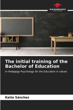 The initial training of the Bachelor of Education - Sánchez, Katia