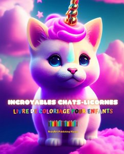 Incroyables chats-licornes   Livre de coloriage pour enfants   Des créatures fantastiques adorables et pleines d'amour - House, Animart Publishing