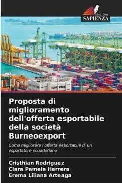 Proposta di miglioramento dell'offerta esportabile della società Burneoexport - Rodríguez, Cristhian;Herrera, Clara Pamela;Arteaga, Erema Liliana