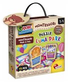 Montessori Wood Puzzle Luna Park