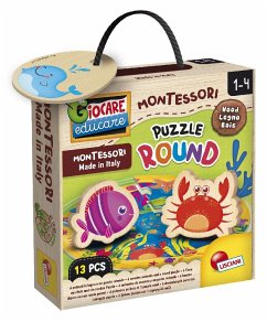 Montessori Wood Puzzle Round