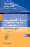 Computational Intelligence in Communications and Business Analytics