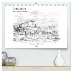 ZeitZeichnen - Reise in Stolbergs Vergangenheit (hochwertiger Premium Wandkalender 2024 DIN A2 quer), Kunstdruck in Hochglanz