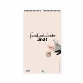 Design Familienkalender 2024 Boho Style / Scandi / Florale Ästhetik