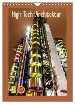 High-Tech-Architektur (Wandkalender 2024 DIN A4 hoch), CALVENDO Monatskalender - Calvendo;Müller, Christian