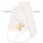 Herding 3385232231 - babybest® Babyschlafsack, Kleiner Schutzengel, Baumwolle, weiß/beige, 90x45cm